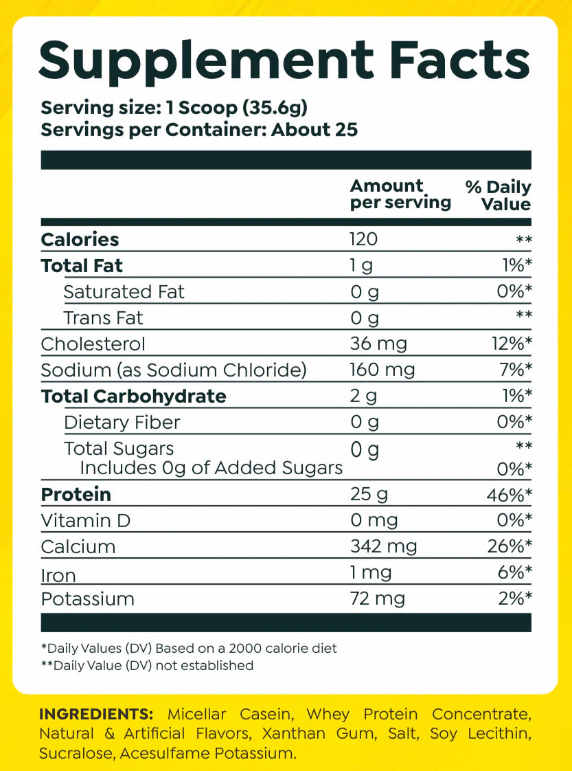 Casein + Whey Protein