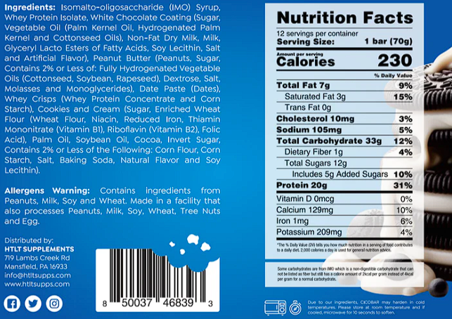 CICO BAR Protein Bars